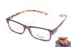 Brýle na čtení +1,5 samodržící na krku fialové