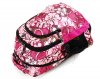 Školní batoh 22l vyztužená záda 3 kapsy růžovohnědý