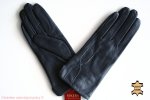 Dámské kožené rukavice VIKERS vel. 6,5 tmavě šedé