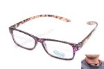 Brýle na čtení +1 samodržící na krku fialové