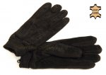 Pánské kožené rukavice zateplené černé XXL - XXXL