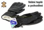 Kožené zimní rukavice ECHT XL velmi teplé
