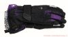 Lyžařské snowboardové rukavice ECHT XL fialové tečky