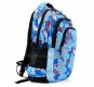 Školní batoh 22l vyztužená záda 3 kapsy modrý